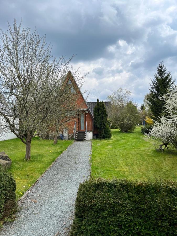 Gemuetliches Ferienhaus Mit Sonniger Terrasse Frankenwald Naehe Badesee Smart-Tv Lichtenberg  Εξωτερικό φωτογραφία